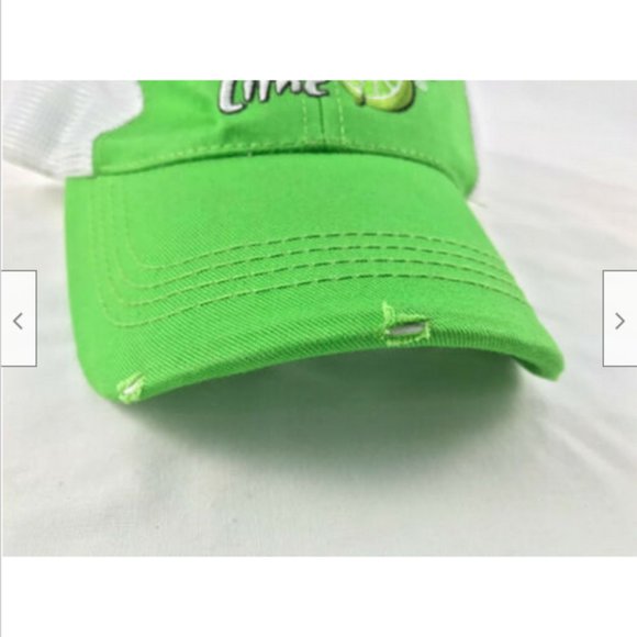 Bud Light Lime Baseball Cap Trucker Snapback Distressed Hat - Picture 3 of 7